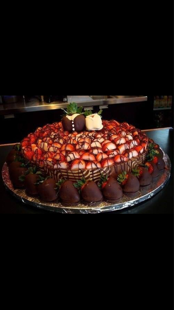 chocolate, strawberry cake, party and chocolate cake