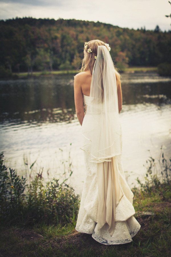 lago, dress, novia and naturaleza