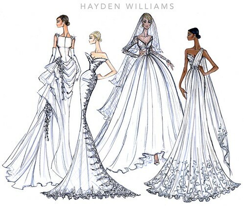 wedding dress, stylist and designer