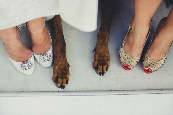 brides, wedding shoes and best friends