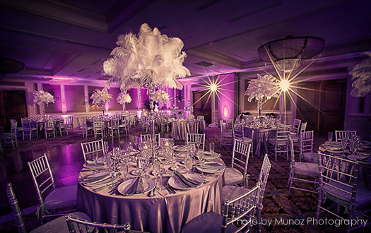venue, uplighting and rentmywedding