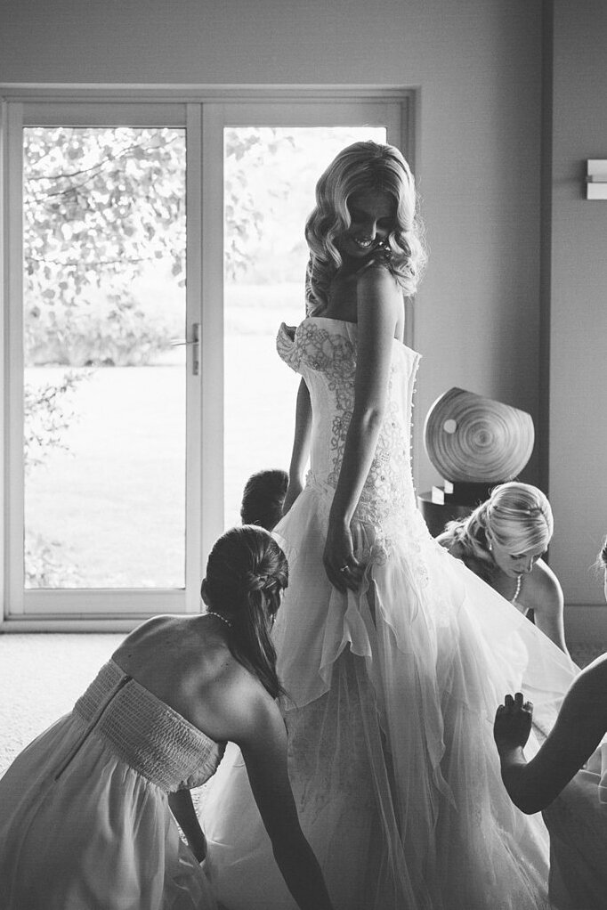 wedding day album, bride, stunning and bridesmaid