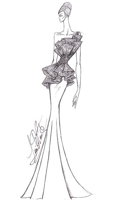 boda, bridal, sketch and vestido