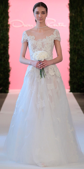 dress, oscar de la renta and collection 2014