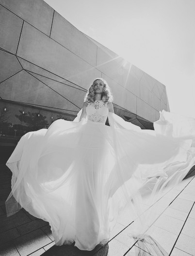 dress, designer and black and white