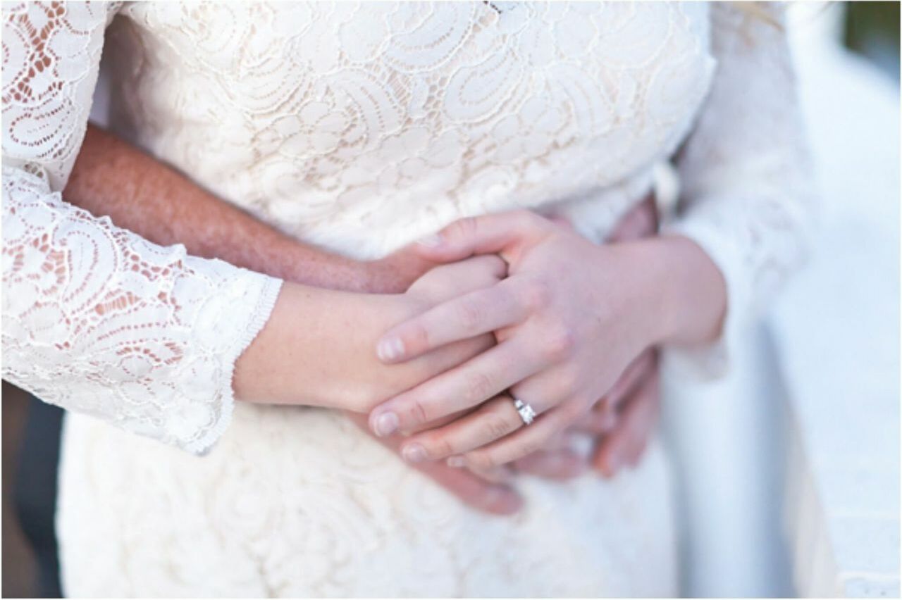 arms, romantic, couple and ring
