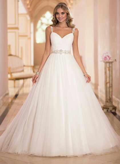 white, dress and dimonds
