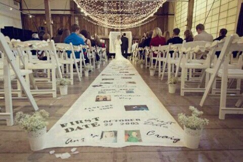 cute, couple and wedding aisle
