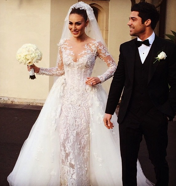 elegance, detachable tulle, lace and Couture
