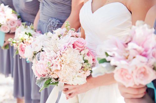 bridemaid, wedding dress and flower