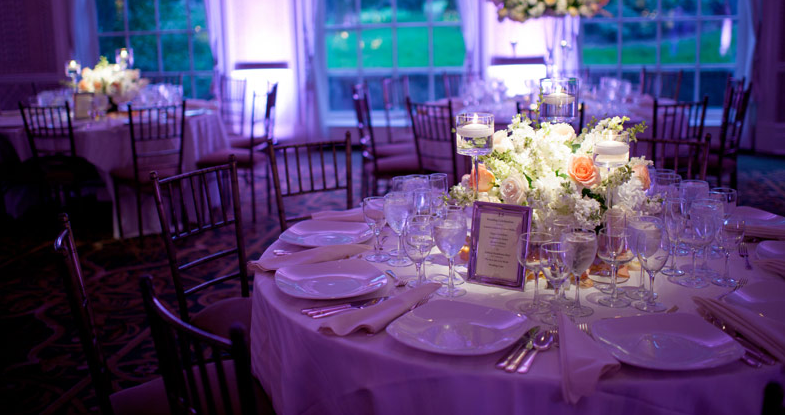 event decor, white and centerpiece