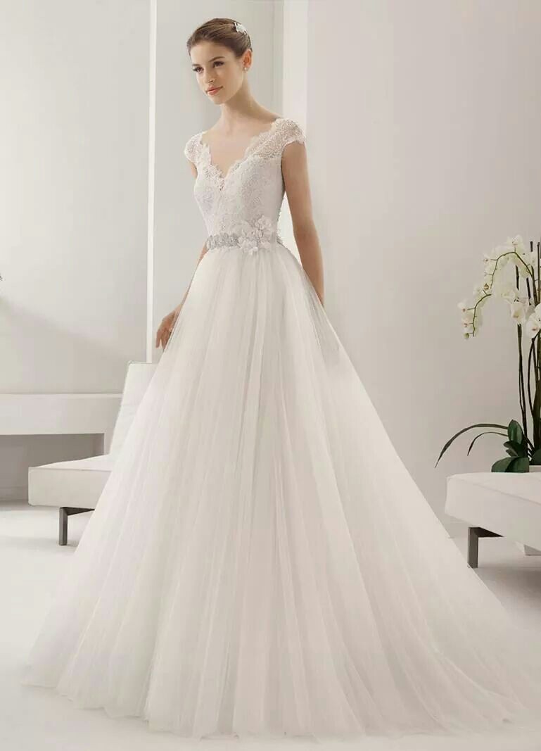 wedding dress and woman in white