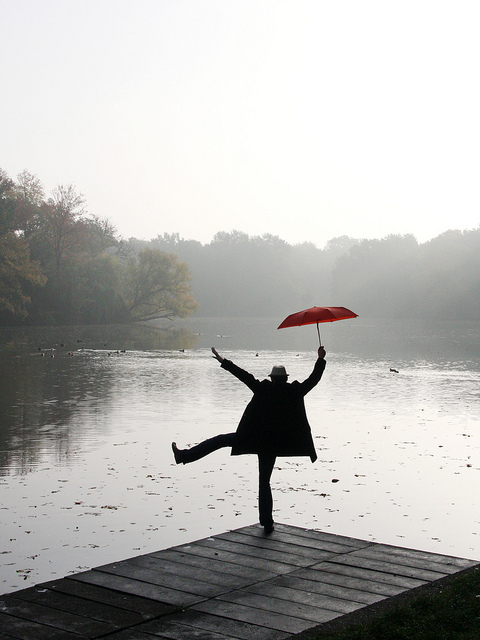 boy, lake, dance and summer