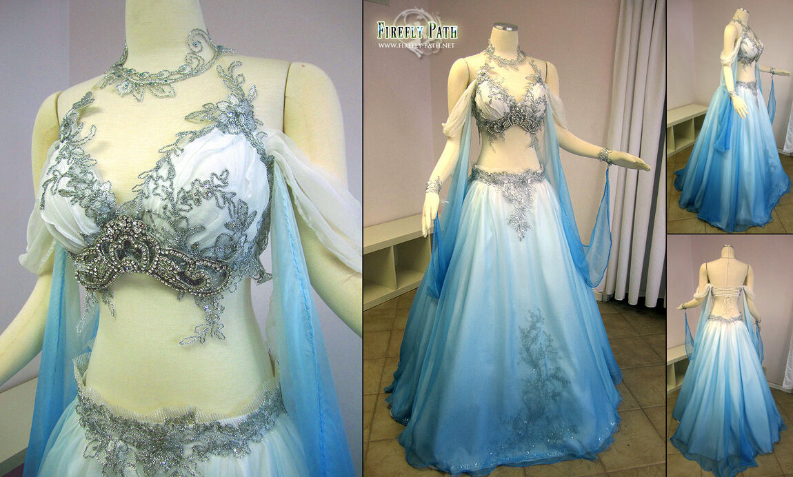 deviantart, fairy, beautiful and wedding gown