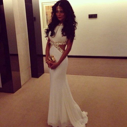 girl, long hair, dress and beauty