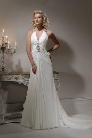 girl, fashion and bridal dress
