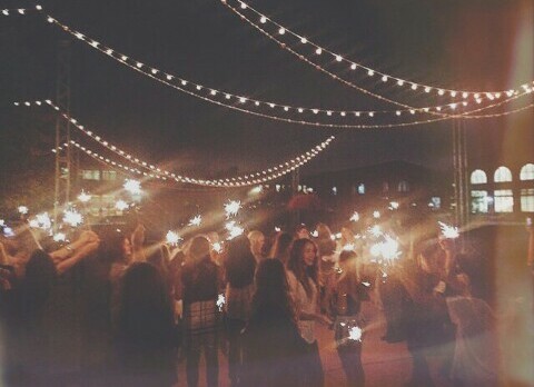 inspiration, lights and party