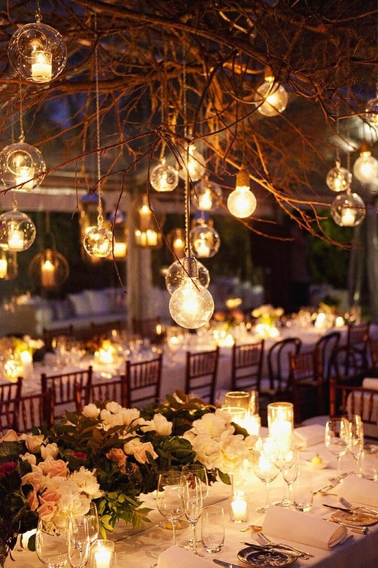 hanging lightbulbs