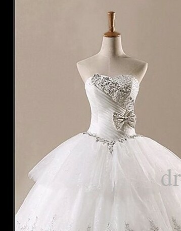 corset, wedding dress and cristal