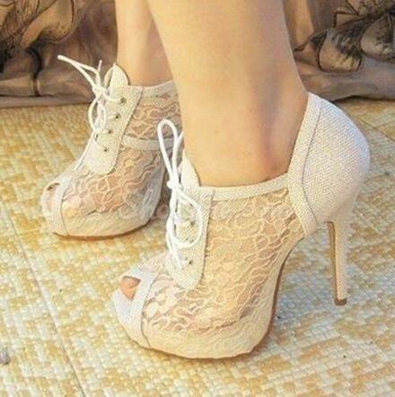 lace up, heels and fashion