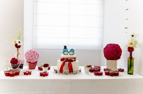 mesa bolo, noivado and casamento