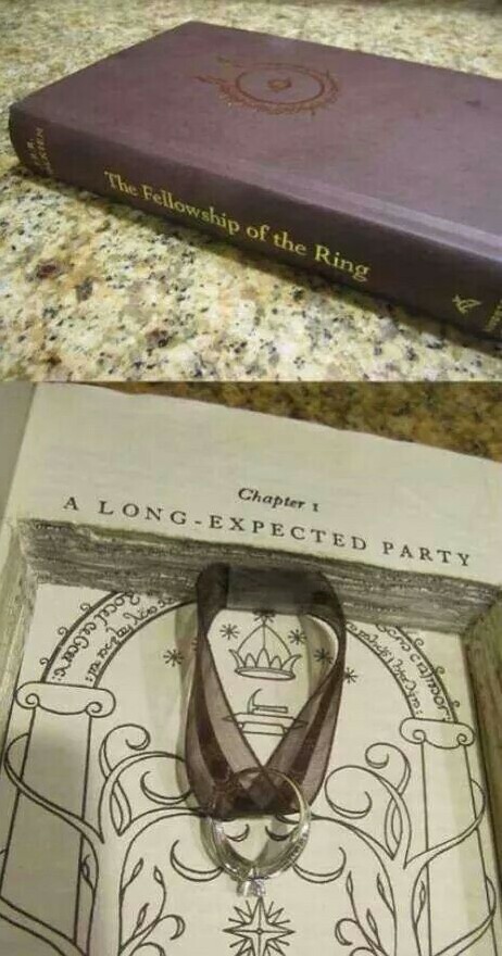 ring, LOTR, propose and original