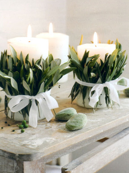 simple and elegant, olive and decoration