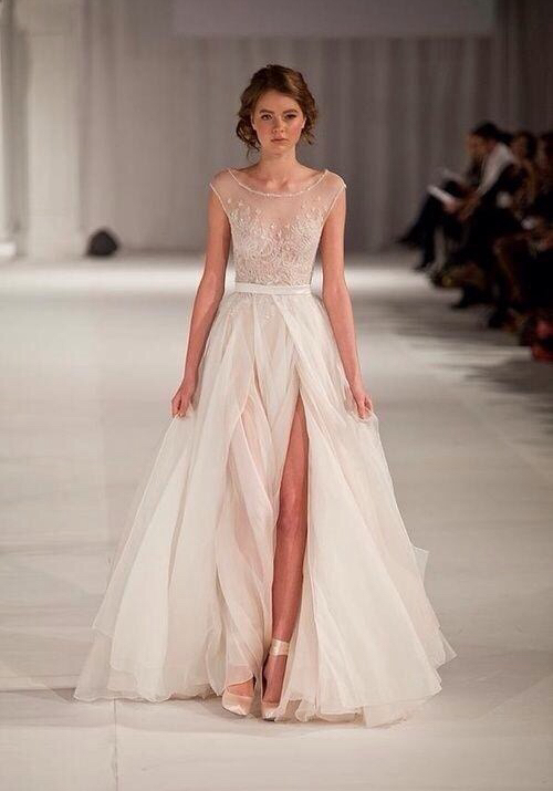 fashion, dress, ecru and beauty