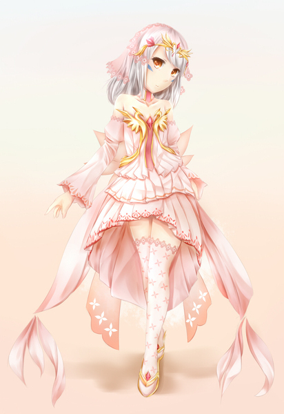 elsword, eve and wedding dress