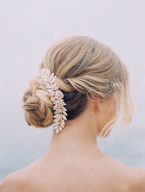wedding bun, girl, hair and bun