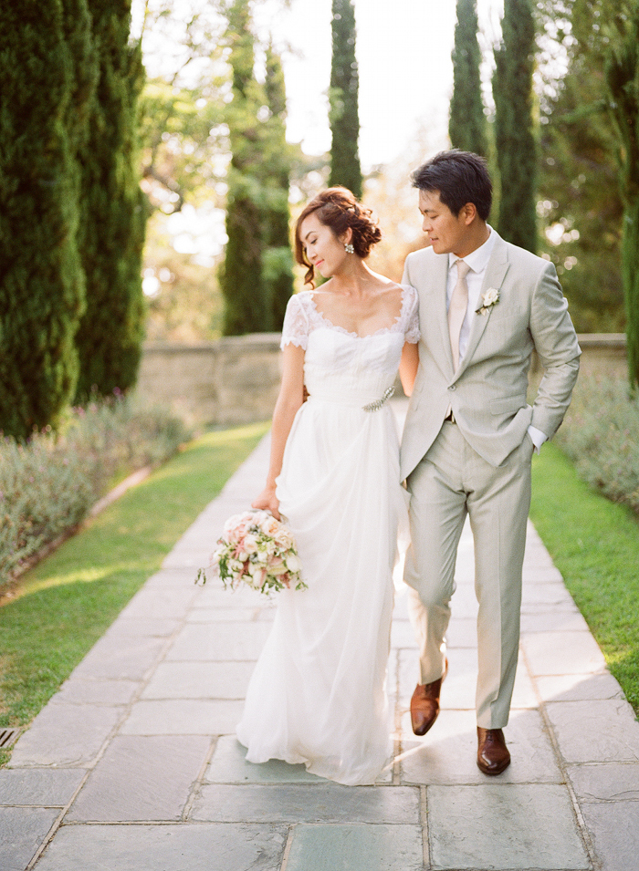 wedding dress, chriselle lim, flowers and romantic