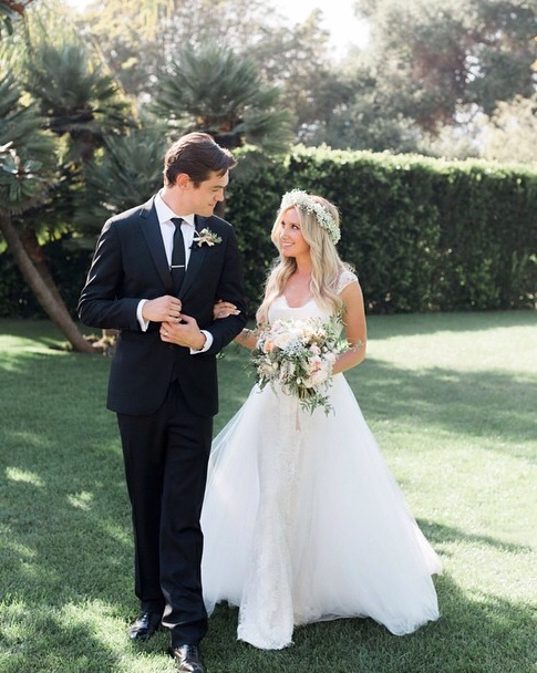 bride, groom, vanessa hudgens and ashley tisdale