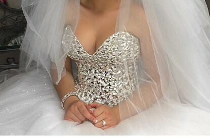 corset, boda and dress