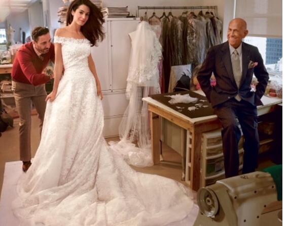 beauty, oscar de la renta and george clooney