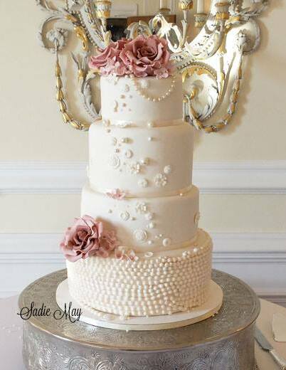 vintage, wedding cake and sadie may cakes