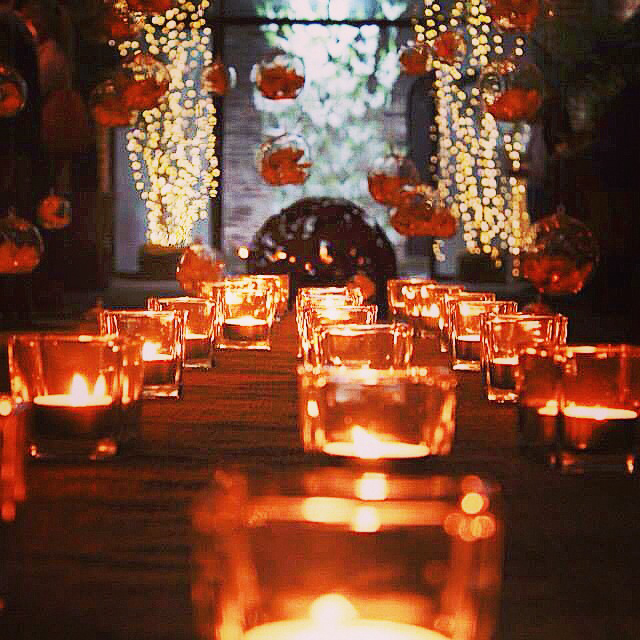 candles, romantic, heat and flower