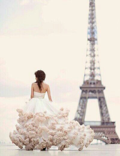 toureiffel, bride and paris