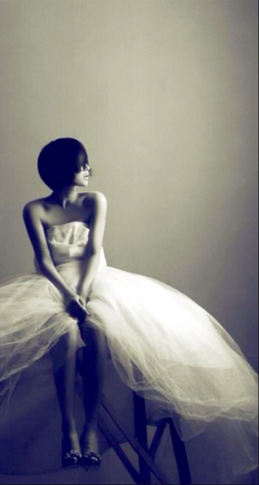 natural, wedding dress, tulle and modern