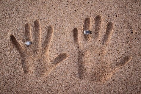 sand, cute and husbad