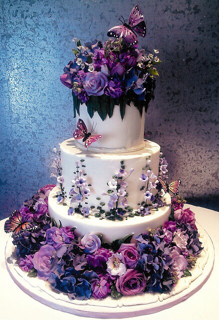 purple, butterflies and sweet