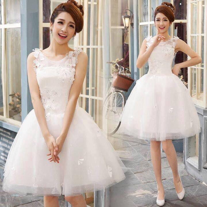pretty, dress, gown and wedding gown