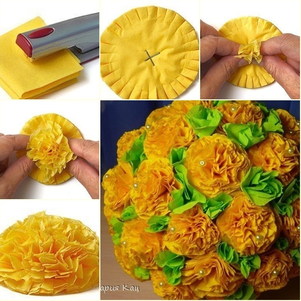 paper craft, paper flower ball, tutorial and wedding decor