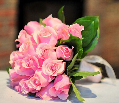 bouquet, flowers and pink
