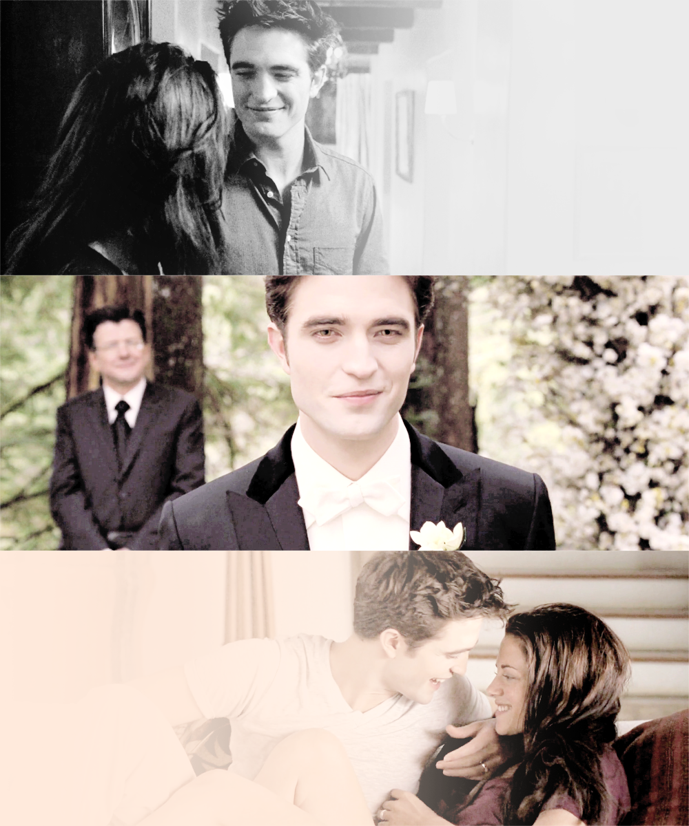 bella and edward, breaking dawn part 1, beward and edward and bella