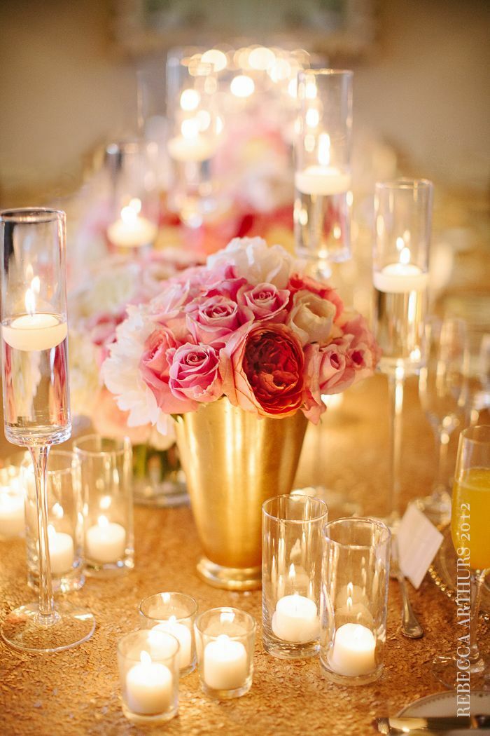 champagne, decorations, glasses and roses