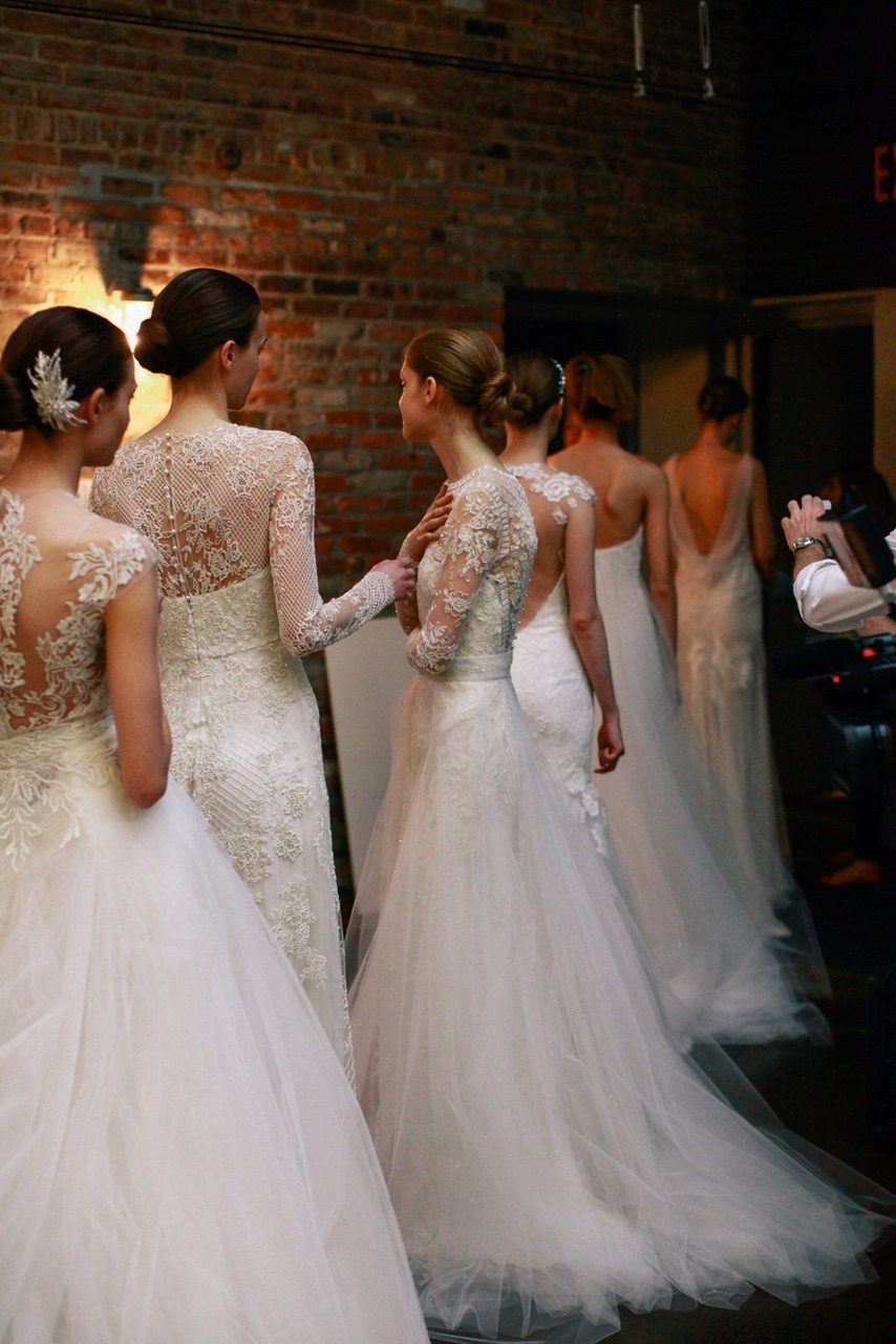 backstage, wedding dresses, fashion and monique