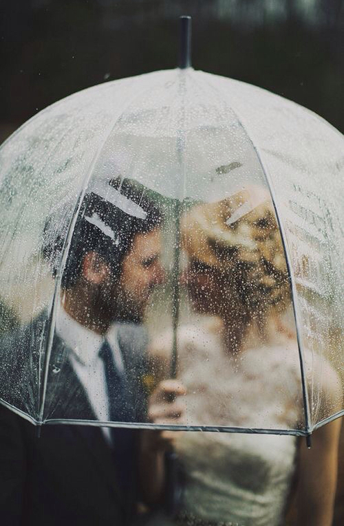 umbrella, love, hair and dress
