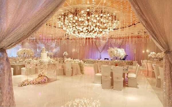 pink, luxury and reception