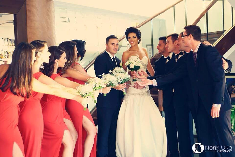 bride and groom, kosovo and albanian