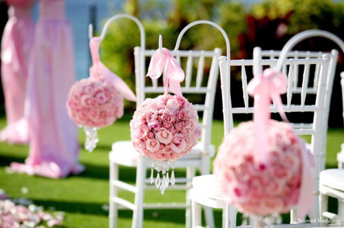 pink, lights and flowers